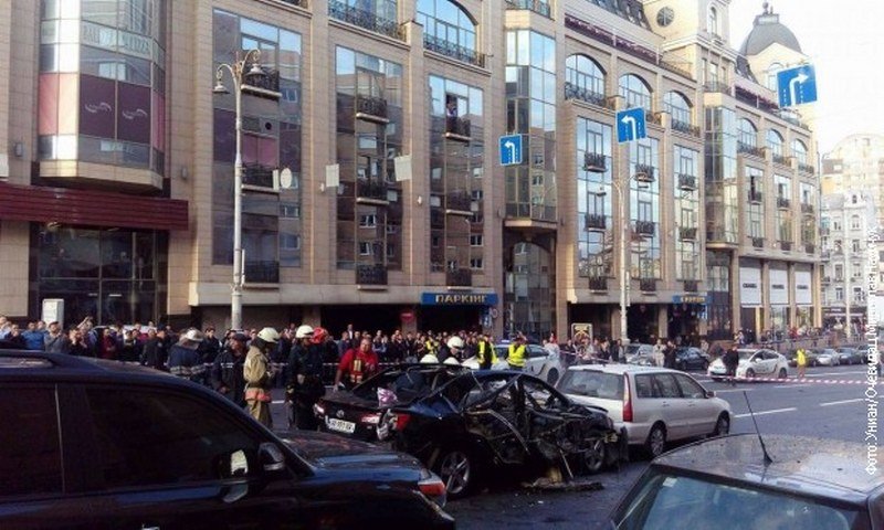 Eksplodirao automobil u centru Kijeva, muškarac poginuo