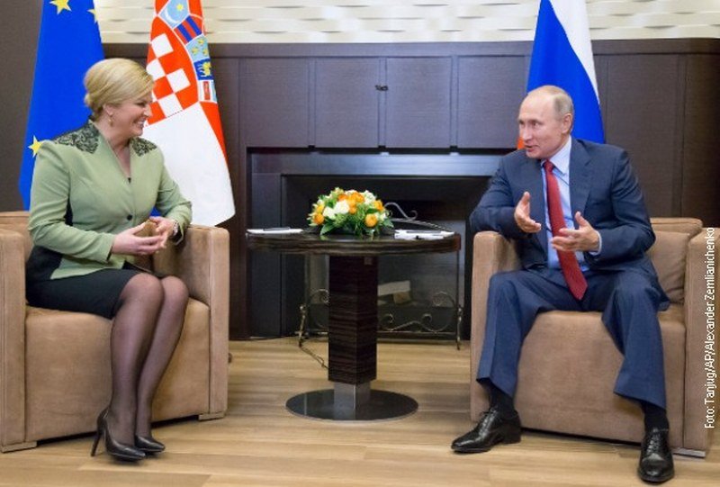 Putin poželeo Kitarovićevoj dobrodošlicu u Sočiju