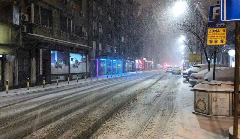 Snežna mećava u Beogradu (Foto)