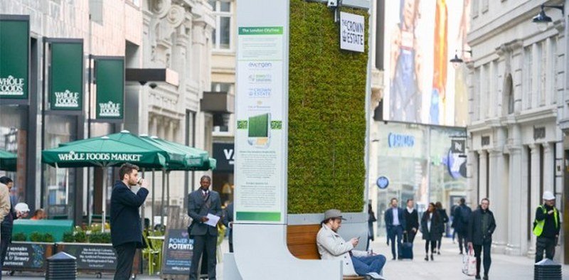 London: Postavljene zelene klupe koje upijaju smog 