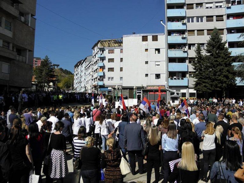 Protest na KiM - Srbi ne odustaju od Zajednice Srpskih Opština
