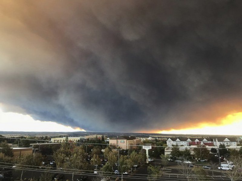 Sever Kalifornije u plamenu, snimci poput apokalipse