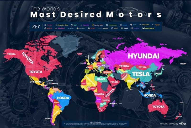 Koje marke automobila se najviše -guglaju- u svetu?