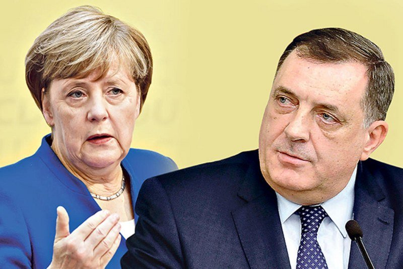Angela Markel - Milorad Dodik za mene ne postoji