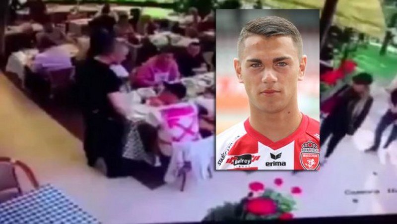 Fudbaler Aleksa Damjanac napadnut u restoranu - Muškarac potegao pištolj, dok je pored sedelo dete (Video)  