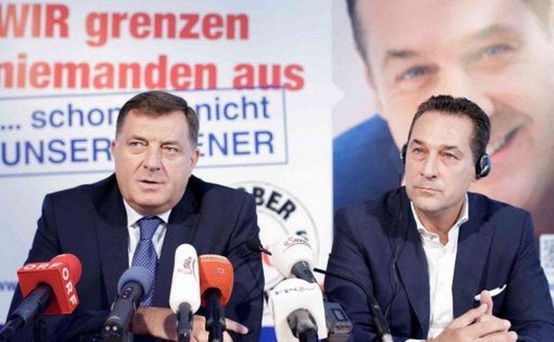Veza Dodika i Strachea je išla preko Gudenusa - Ovo je kraj njihove karijere