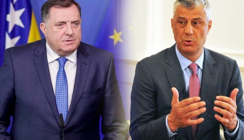 Milorad Dodik pozvao predsjednika Kosova Hashima Thacija u posjetu BiH