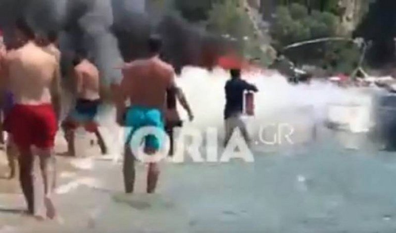 Stravična eksplozija glisera u Grčkoj (Video)