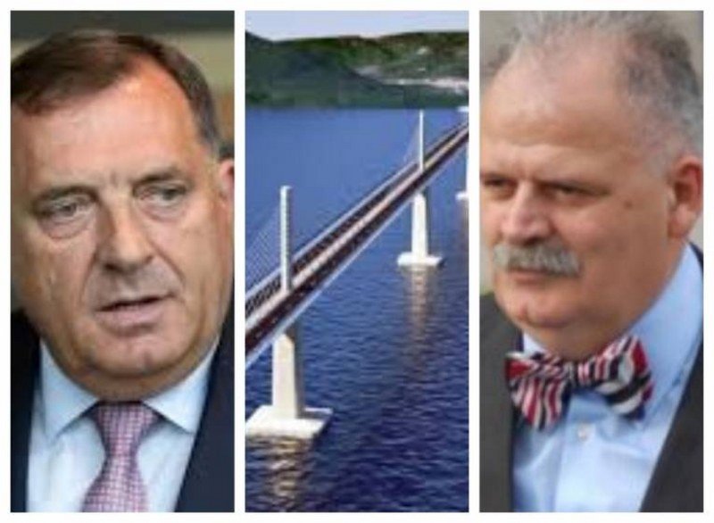 Nasamarili Dodika - Pristupnu cestu do Pelješkog mosta neće graditi -Integral-