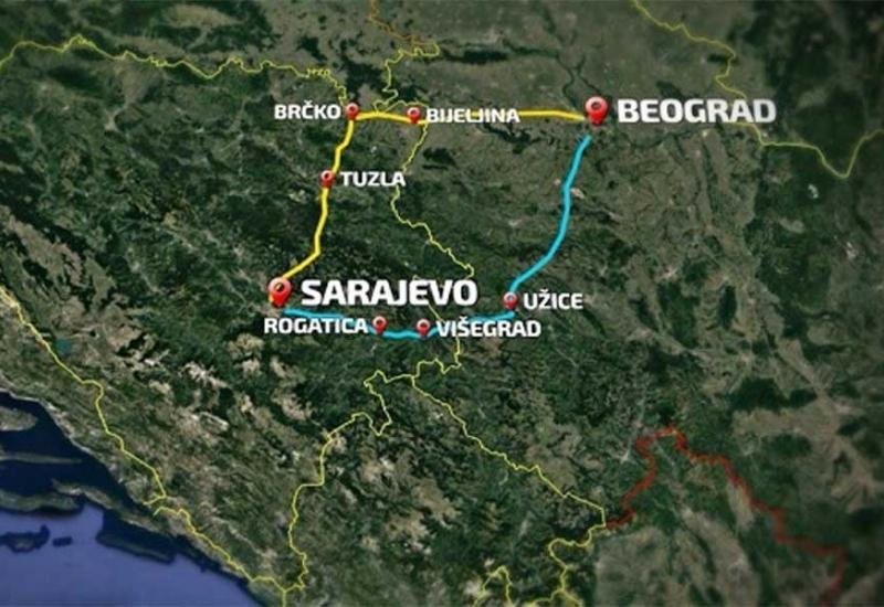 Sve o auto-putu Beograd-Sarajevo