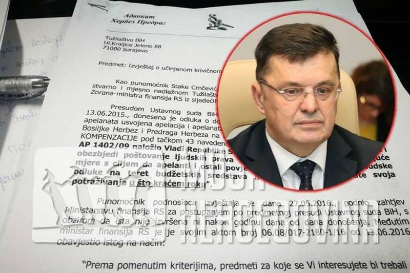 Krivična prijava protiv Tegeltije godinama stoji u ladici Tužilaštva BiH