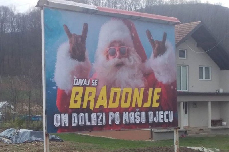 Bilbordi protiv obilježavanja Nove godine u BiH