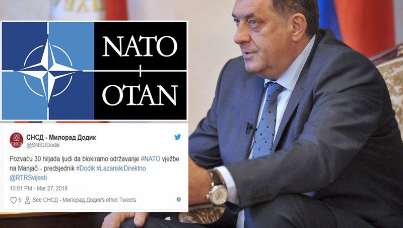 Dodik ne zna kako da istinu o NATO putu predoči glasačima (Video)