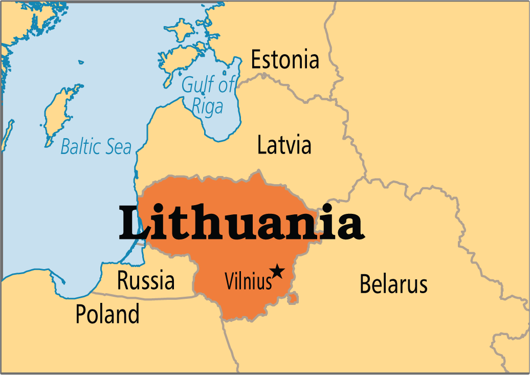 litvanija mapa Putin će da testira NATO; Litvanci strahuju od invazije  litvanija mapa