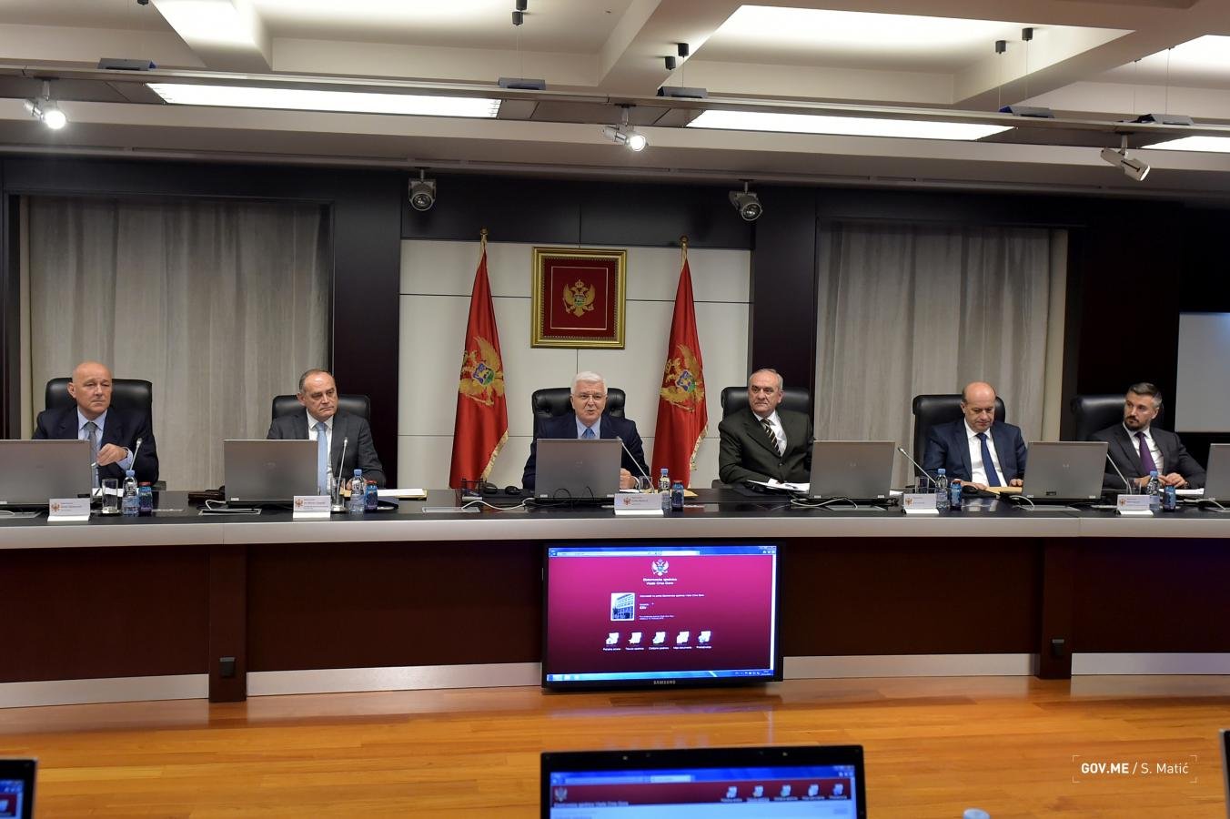 Sastavljen kabinet Predsjednika Vlade Crne Gore
