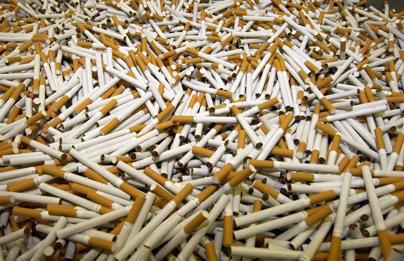 Zaplenjeno skoro 260.000 paklica cigareta