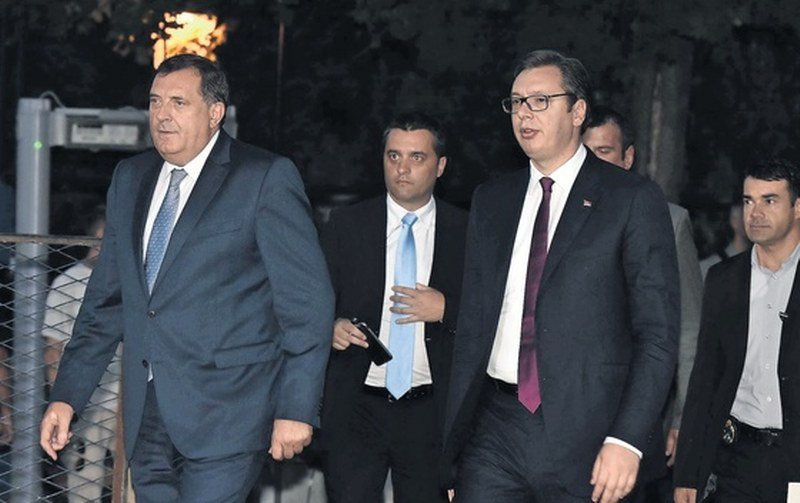 Vučić: Dodik i ja smo tugovali zbog Zvezde, Vujanović se radovao zbog Budućnosti