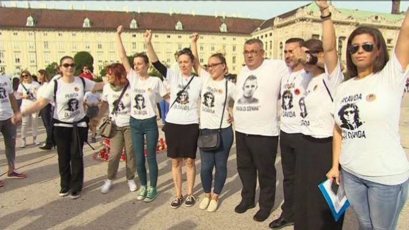 Beč: -Pravda za Davida, pravda za Dženana, pravda za svu našu djecu-!