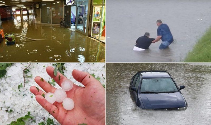Snažno nevrijeme pogodilo Istru, Pula poplavljena (Foto)