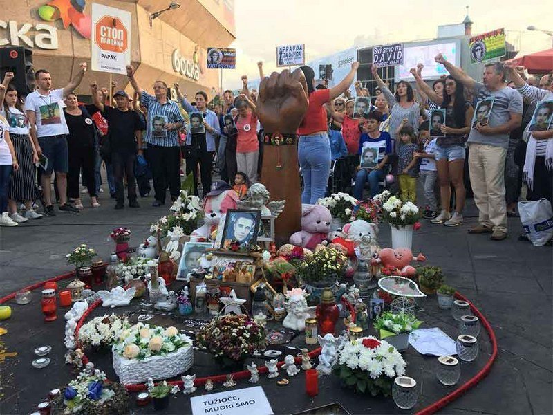 -Pravda za Davida- 166. dan: Davor Dragičević poručio -Kad riješite ubistva nevine djece onda ćemo ići na izbore- (Video)