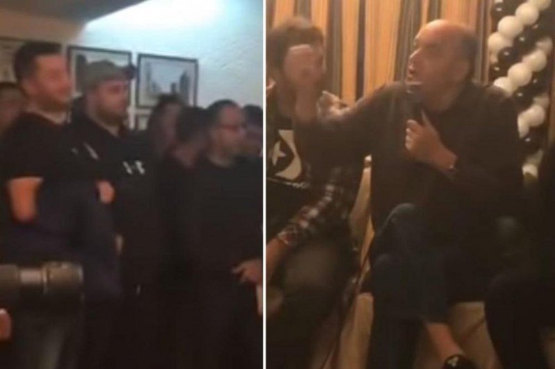Haos na proslavi: Duško Vujošević vođi -Grobara- Da li da pričam da ste uzimali pare igračima?! (Video)
