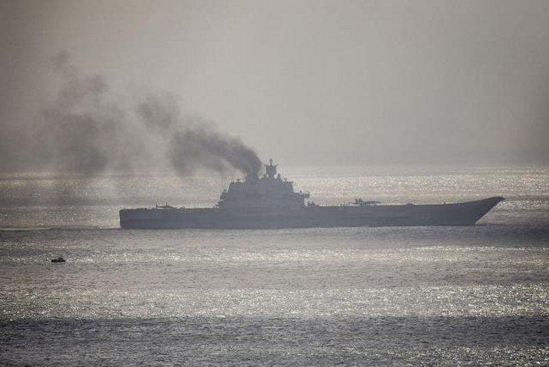Oštećen ruski nosač aviona -Admiral Kuznjecov-