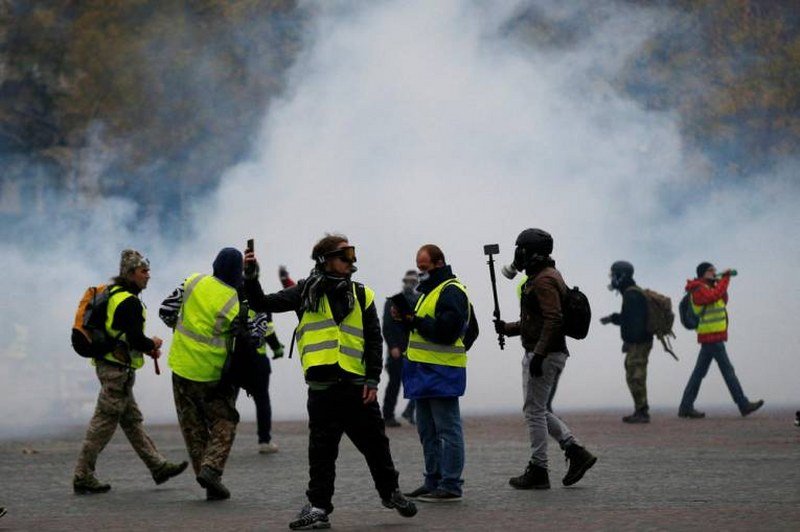 Stišao se protest -žutih prsluka-