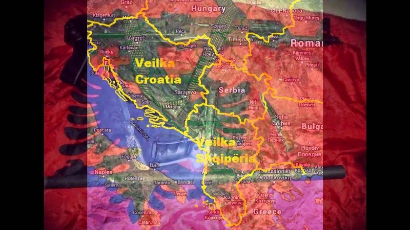 Ukidanje granica - Probni balon za ideju -velike Albanije-, -velike Srbije- i -velike Hrvatske- 