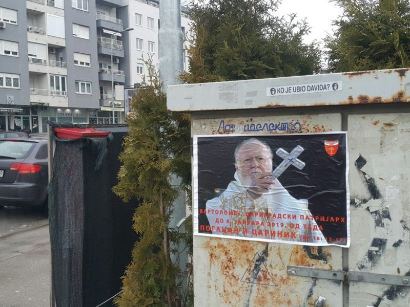 U sve se miješa - Banja Luka oblijepljena plakatima -Vartolomej –poganin i carinik-