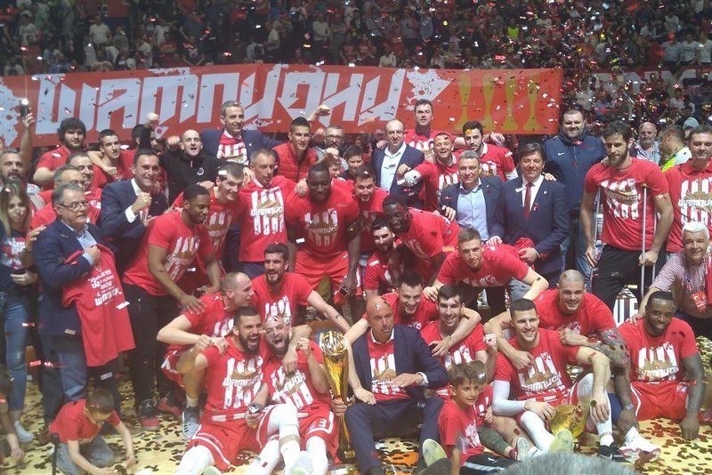 Crvena Zvezda je šampion ABA lige - Crveno-beli demolirali Budućnost i plasirali se u Evroligu