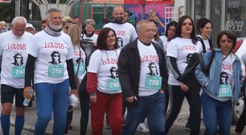 -I ja sam David- Grupa -Pravda za Davida- na banjalučkom polumaratonu  (Video)