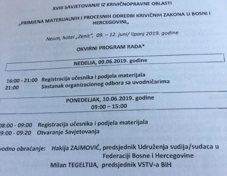 Povratak -potkovanog- Milan Tegeltija prekinuo godišnji odmor i učestvuje na seminaru u Neumu