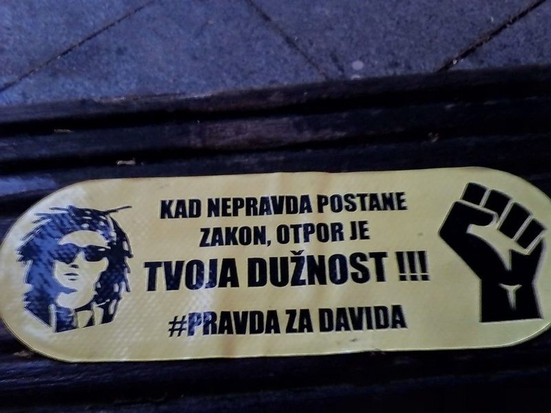 -Pravda za Davida- 457.dan: -Crnilo, nema odgovora ko je ubio Davida, ali svaki dan imamo represiju Lukačeve policije- (Video)