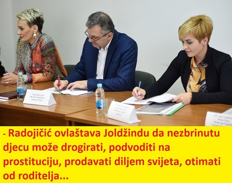 Čuvajte djecu od -Joldžinde- Irene Joldžić - sestre ministarke Natalije Trivić
