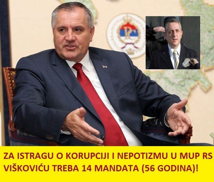 Borislav Radovanović: -Vic dana- Višković traži istragu o korupciji u policiji