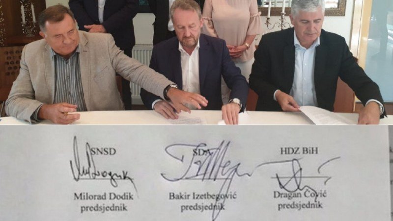 Izetbegović i Čović prave sijelo, a Dodik je politički kockar
