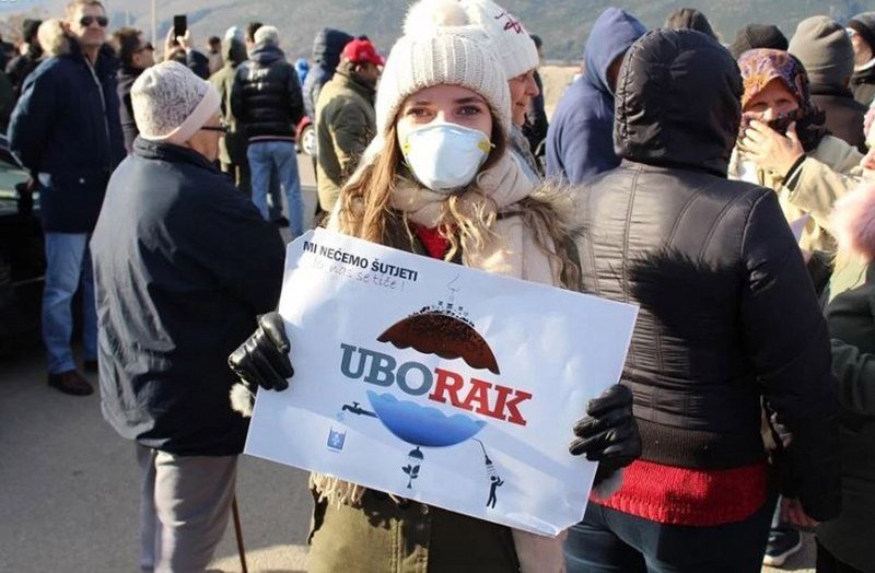 Novi protest građana na deponiji Uborak kod Mostara