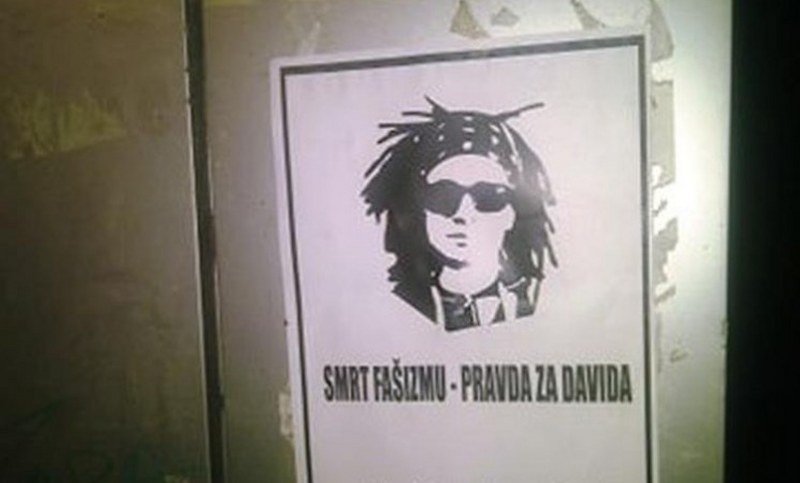 Plakati u Banjaluci: Smrt fašizmu – pravda za Davida