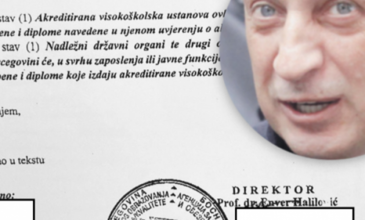 Potvrdila Agencija: Nova -diploma- Osmana Mehmedagića nije validna!