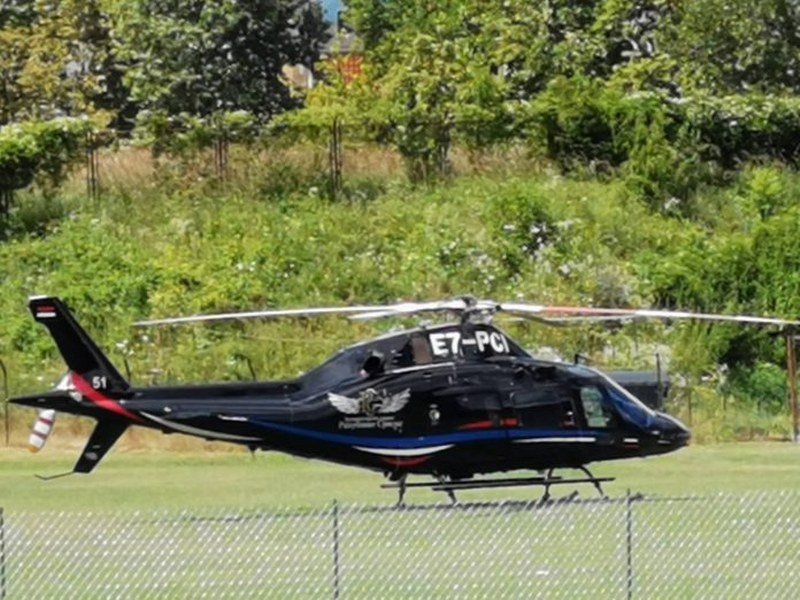 Helikopterski servis RS ponovo u službi Dodikovog SNSD-a (Foto/Video)