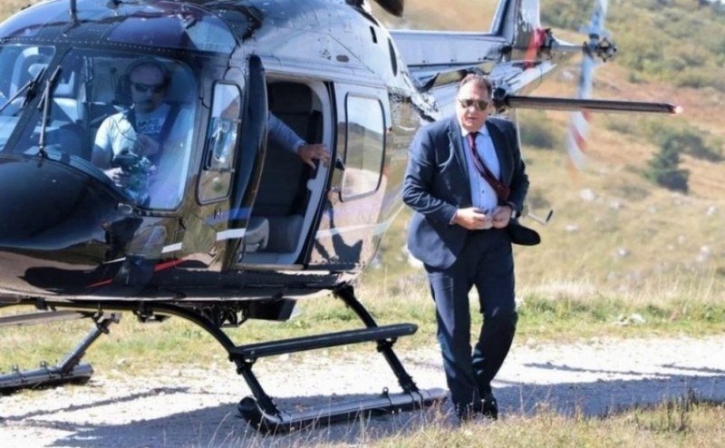 Zloupotreba: Dodik helikopter Republike Srpske koristi za obavljanje stranačkih poslova