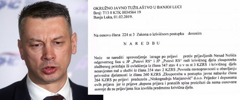 Borislav Radovanović - Policija prijavila Nešića sa dokazima po kojima je tužilaštvo ranije odbilo sprovesti istragu