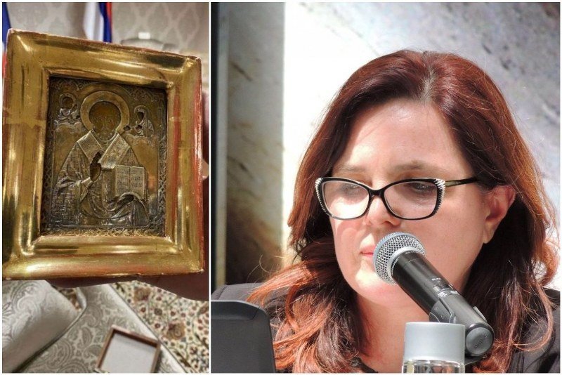 Ikona treba biti vraćena INTERPOLU, a ne -darovatelju- Dodiku