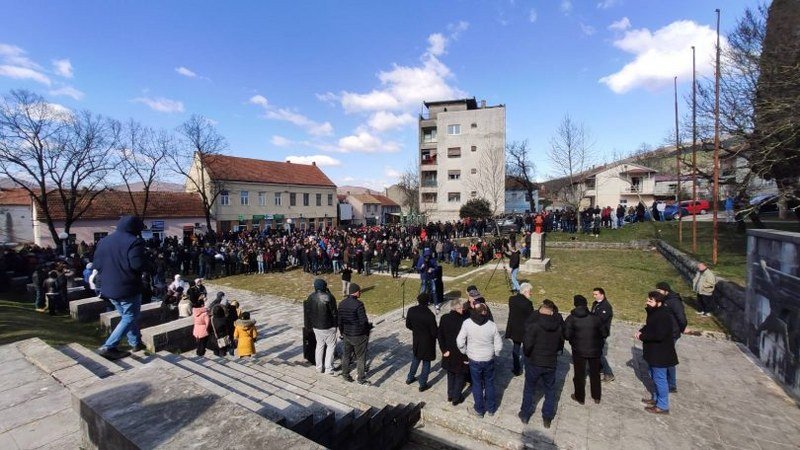 Veliki skup u Bileći protiv Mafije u pravosuđu (Foto/Video)