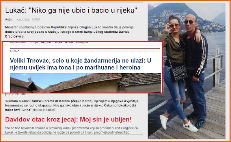 Borislav Radovanović: Zastrašujuće razmjere zataškavanja policijskog ubistva Davida Dragičevića (Foto/Video)