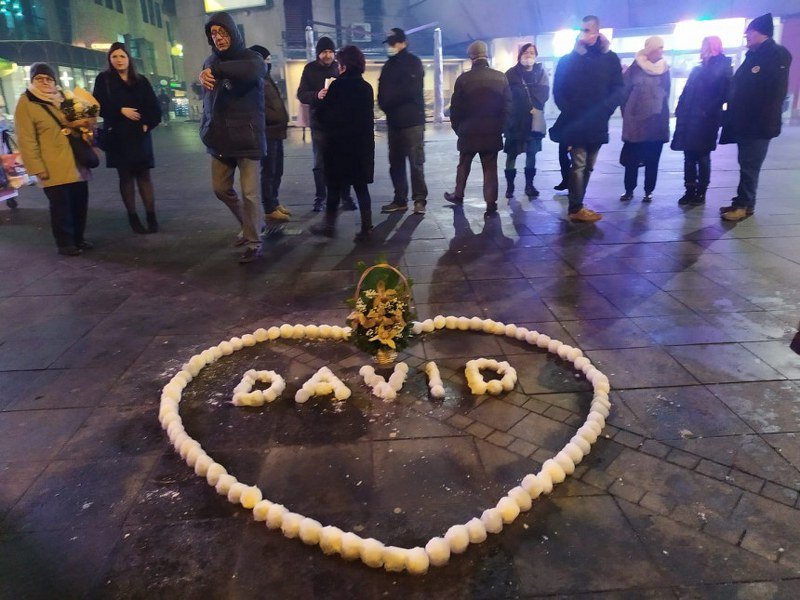 -Davidovo srce- ponovo na Trgu Krajine (Video)