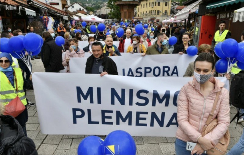 Protest Platforme za progres u Sarajevu: Vrijeme je da građani pokažu svoju snagu (Video)