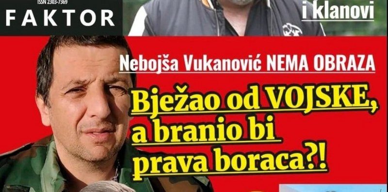 Dodikova vlast napada Vukanovića što nije pristupio VRS sa 12 godina, dok su oni švercovali naftu i cigare?