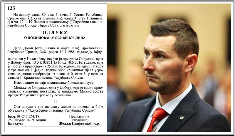 U laži su kratke noge: Ministar Dogan reprezent -moralnosti- režima Republike Srpske (Foto)