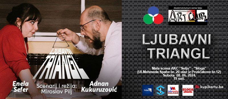 Aleksandar Bečić o trijanglu ljubavi iz tri ugla i Premijeri predstave na daskama sarajevskog -Art-Club- (Foto)